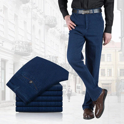 Herrjeans med hög midja och raka ben – Tobias