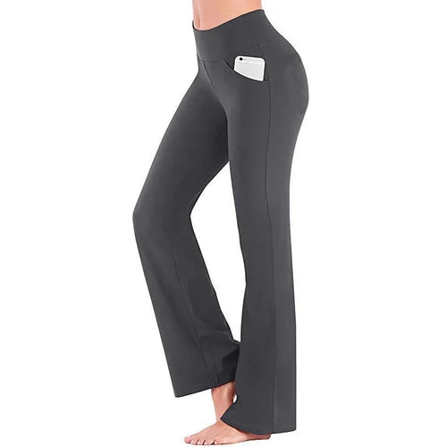Damyogabyxor med hög midja – Selina