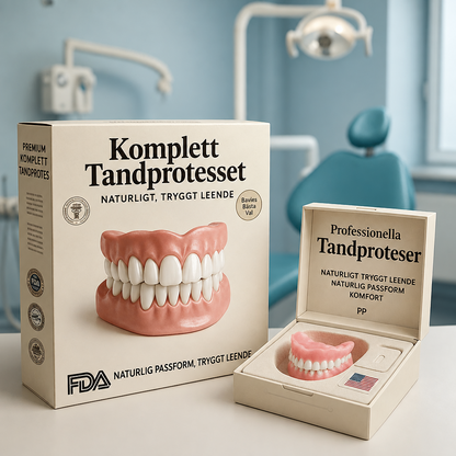 Flexible Denture Set for Upper & Lower Jaw – Reusable & Custom-Fit 10