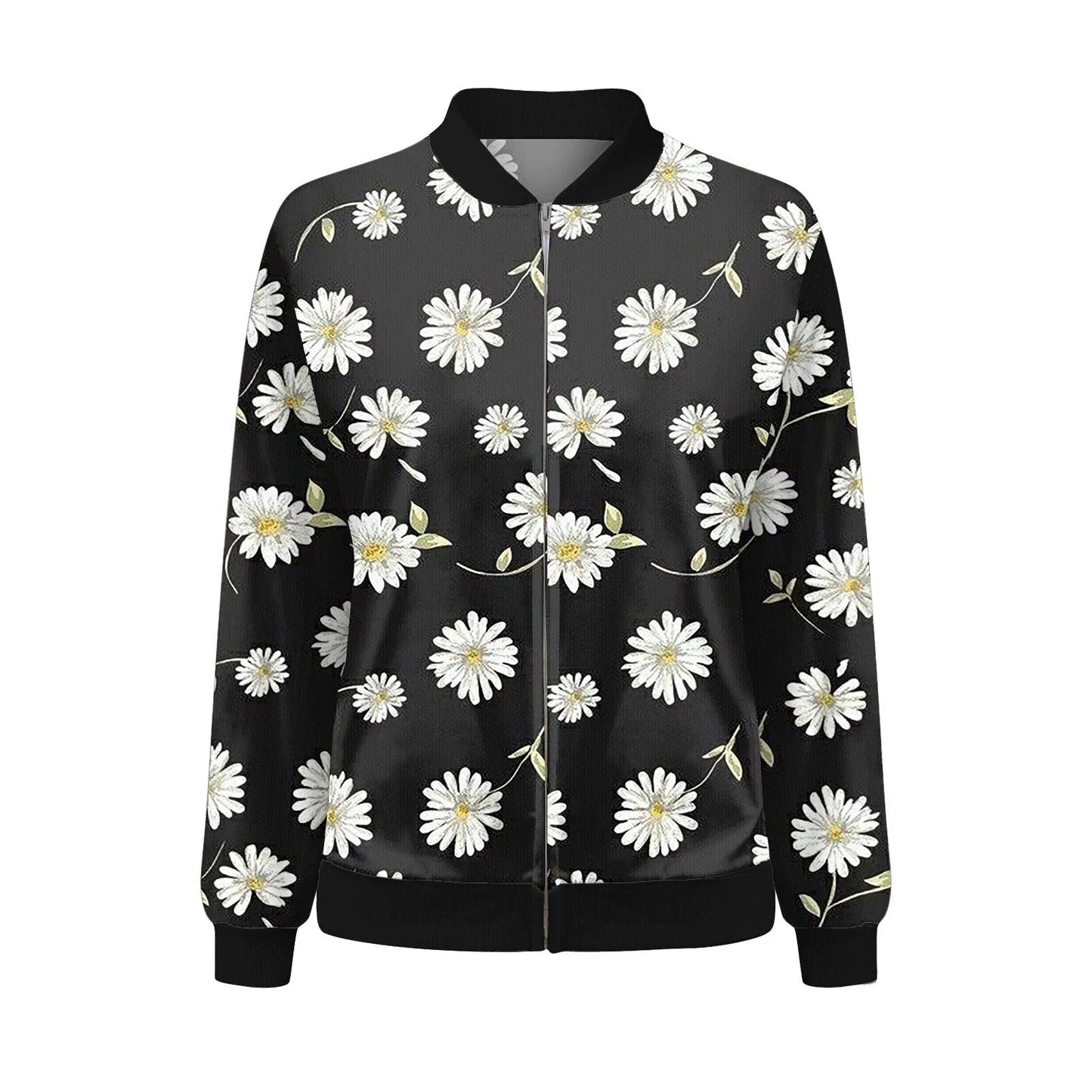 Damernas höstjacka med fint blommönster – Fiora