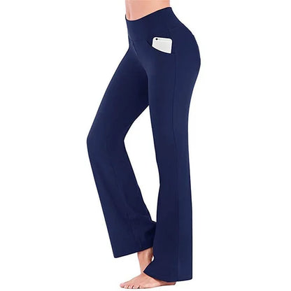 Damyogabyxor med hög midja – Selina