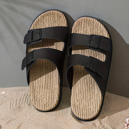 Stiliga sommarstövlar för män med justerbara remmar - GripStep
