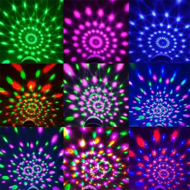 LED-diskolampa – PartyGlow Spin
