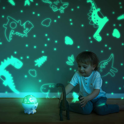 LED-nattlampa med havs- och stjärnhimmelprojektion och musikfunktion - DreamAura