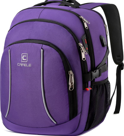 Vattentät laptopryggsäck med USB-port och stöldskydd – TechPro