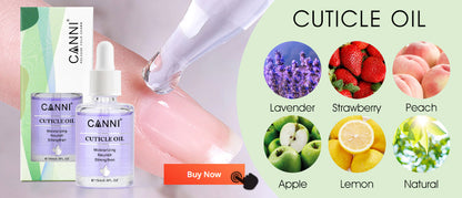Canni Nagelhautöl Lavendel, Erdbeere, Pfirsich, Apfel, Zitrone, Natur, feuchtigkeitsspendend.