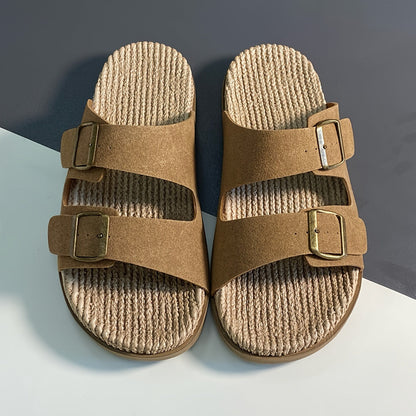 Stiliga sommarstövlar för män med justerbara remmar - GripStep