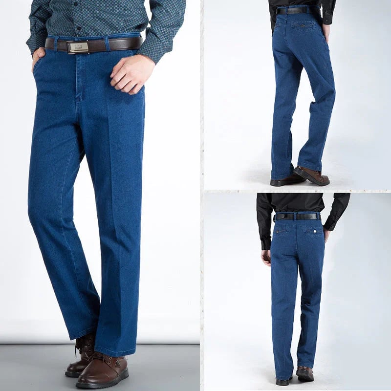 Herrjeans med hög midja och raka ben – Tobias