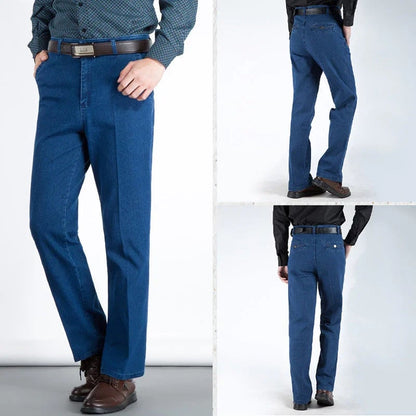 Herrjeans med hög midja och raka ben – Tobias