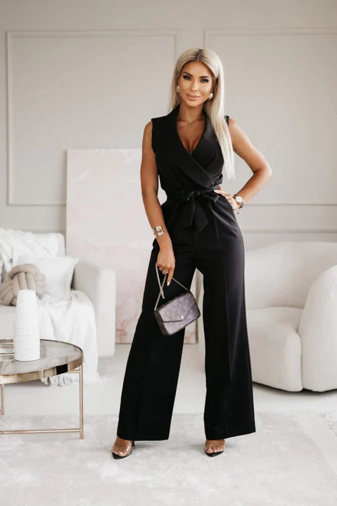 Figurbetonad och mångsidig damjumpsuit med komfortstretch – Linnea