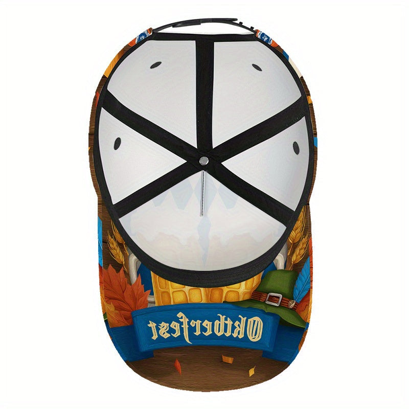 Snapbackkeps – ölkrustryck Oktoberfest 2026