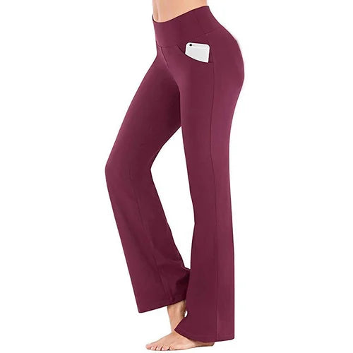 Damyogabyxor med hög midja – Selina