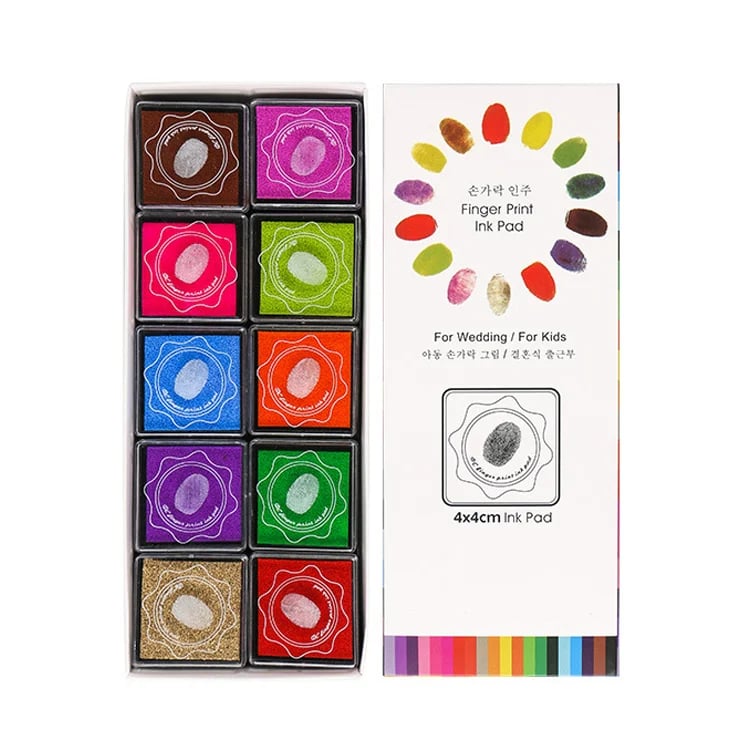 Fingerfärger-set för kreativ målarglädje - Pico