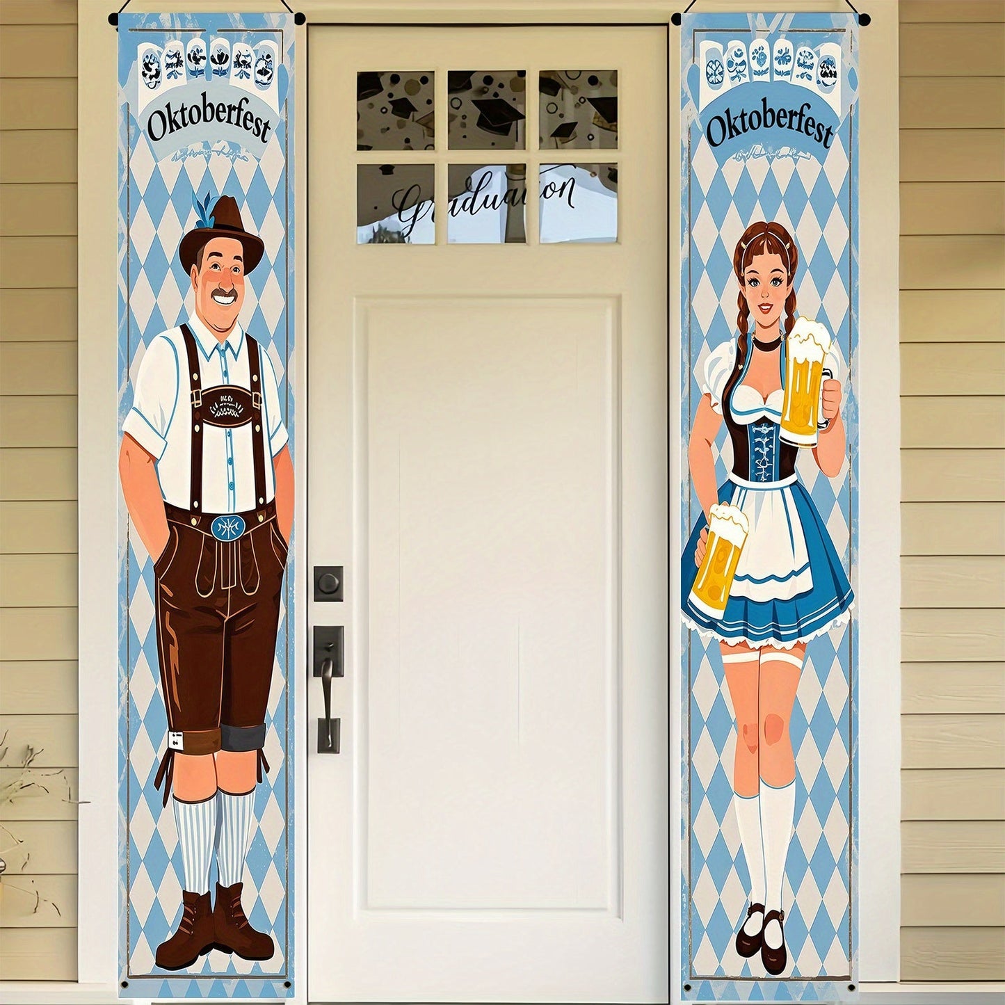 Oktoberfest-bannerset i polyester – WiesnWillkommen Oktoberfest 2026