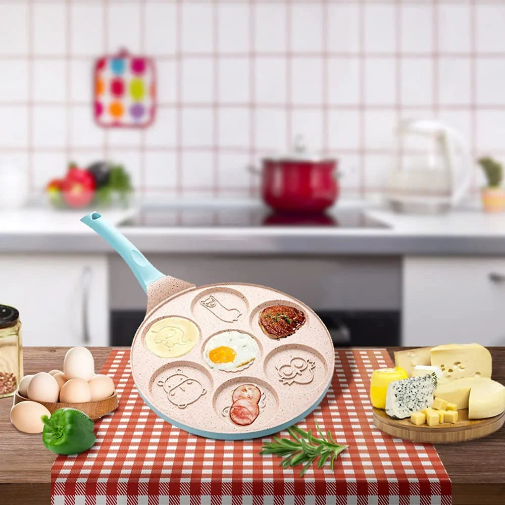 Djurmotiv-panna för barnpannkakor med non-stick beläggning – 26 cm
