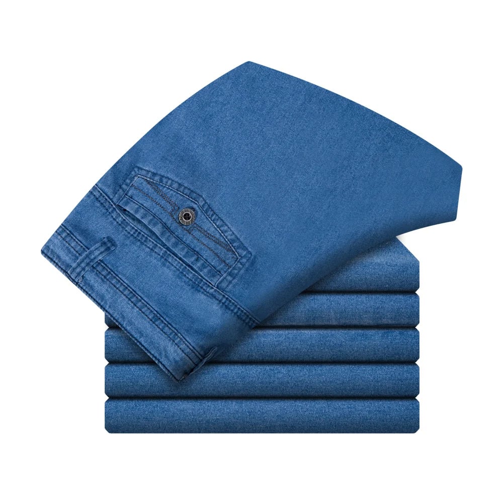 Herrjeans med hög midja och raka ben – Tobias
