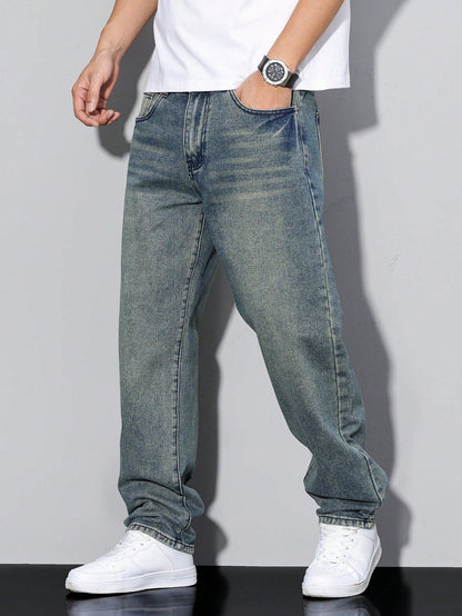 Läckra herrjeans med rak passform – Milano