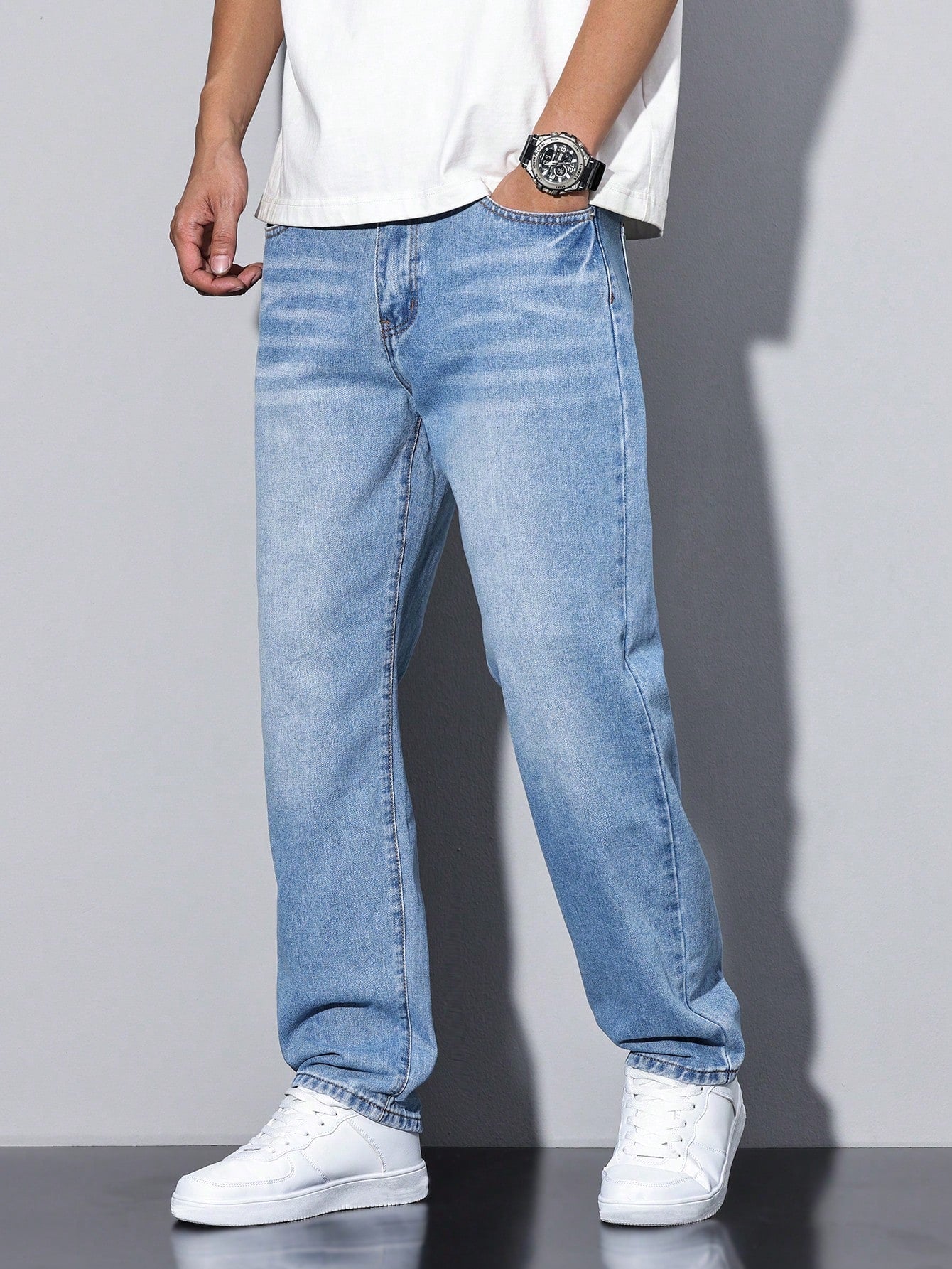Läckra herrjeans med rak passform – Milano