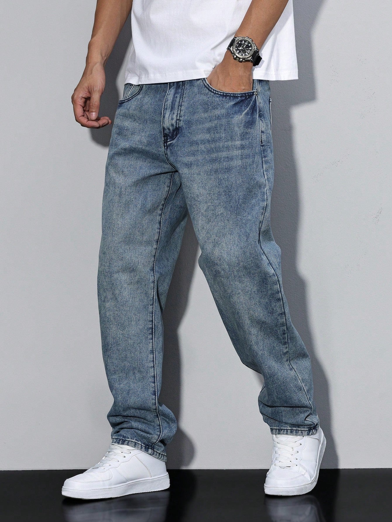 Läckra herrjeans med rak passform – Milano
