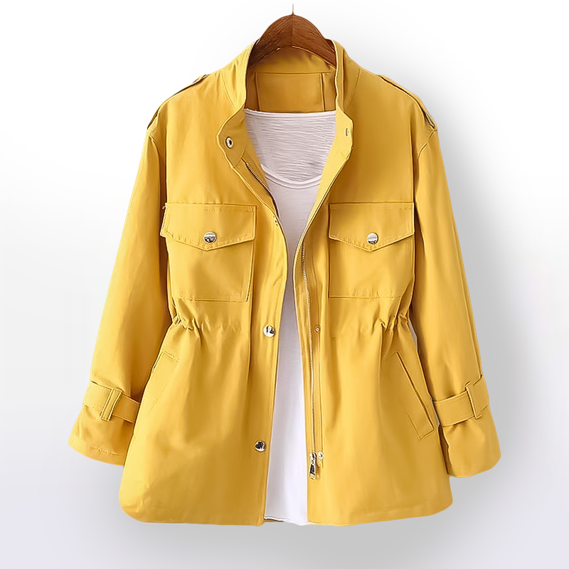 Kort trenchcoat för dam – Clarisse