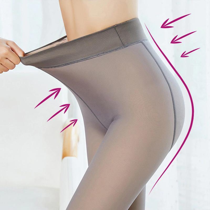 Damen Shapewear Leggings, grau, nahtlos, hohe Taille, figurformend, elastisch, bequem.