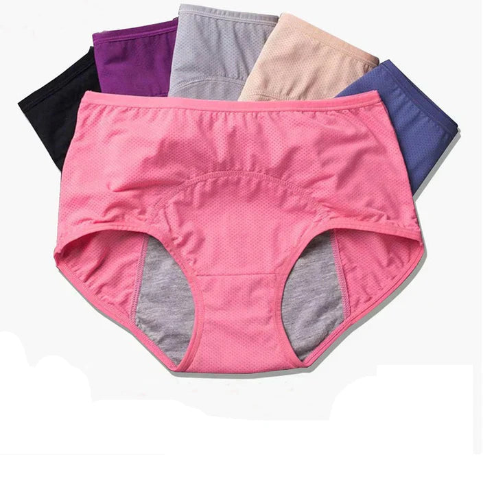 Damenunterwäsche Set, 5er Pack, Baumwolle, verschiedene Farben, bequem, atmungsaktiv.