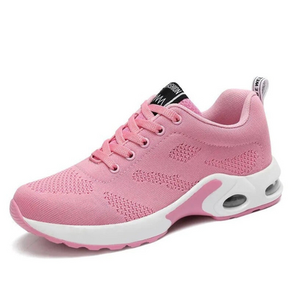Rosa Damen-Sneaker, atmungsaktiv, Sportschuh, modisch, bequem, Freizeit, Laufschuh.