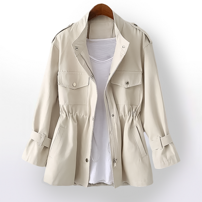 Kort trenchcoat för dam – Clarisse