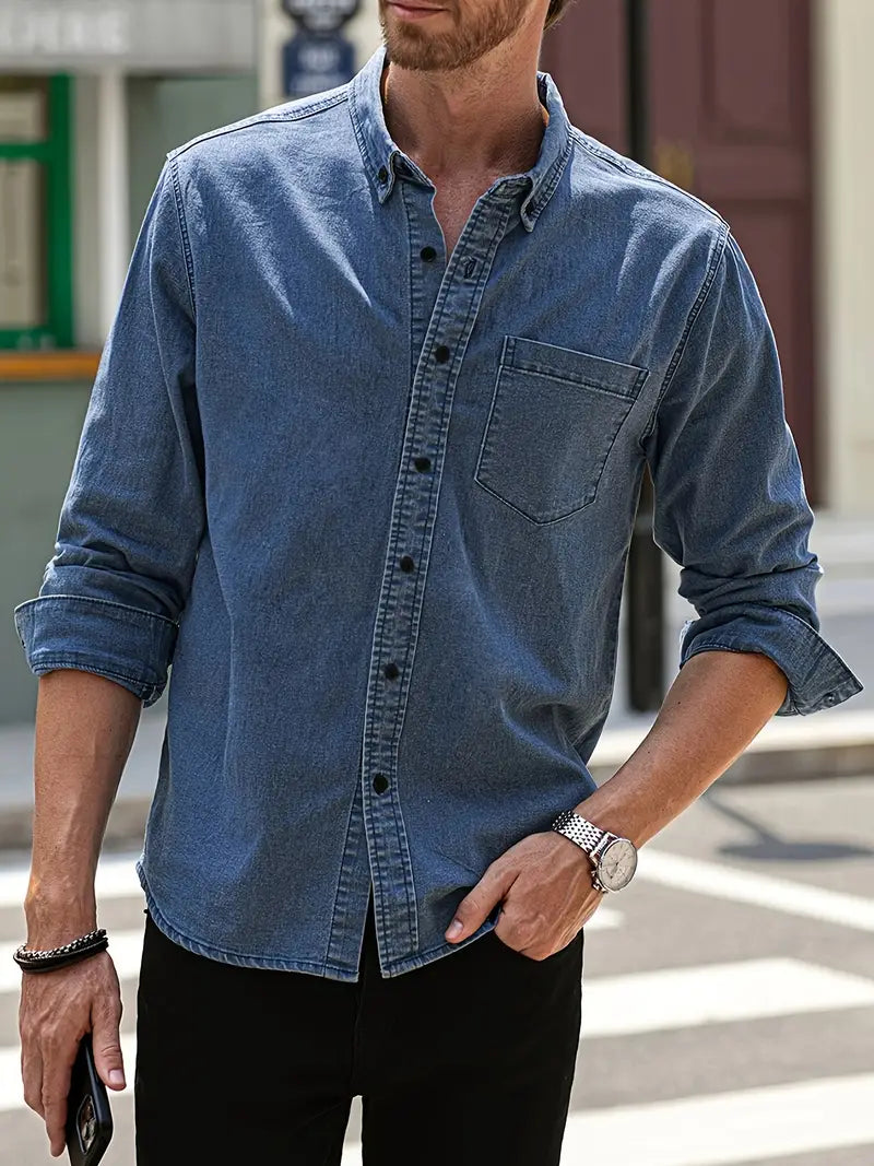 Höst Denim Herrskjorta – Milano