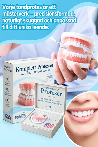 Flexible Denture Set for Upper & Lower Jaw – Reusable & Custom-Fit 6