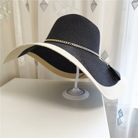Dame-sommarhatt med bred brätte och UV-skydd – Lily