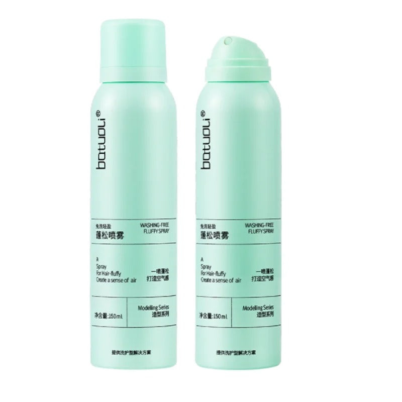 Zwei grüne Haarsprays, 150ml, für Volumen und Styling, ohne Ausspülen.
