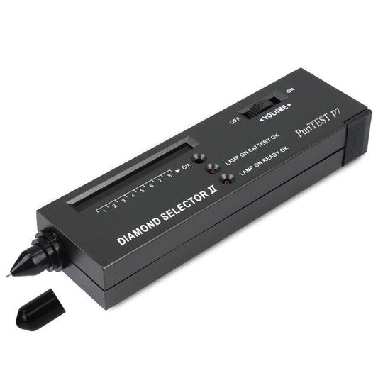 Professioneller Diamanttester, schwarz, hohe Genauigkeit, Schmuckwerkzeug, tragbar.