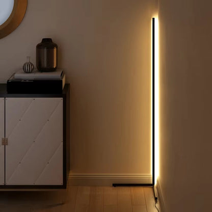 Dimmable LED Corner Floor Lamp with Remote Control 2