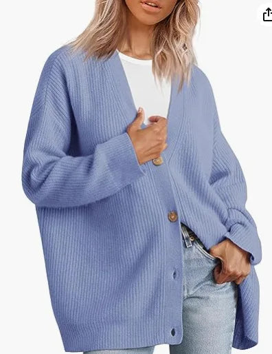 Damernas cashmere väst med V-ringning – Sylvie