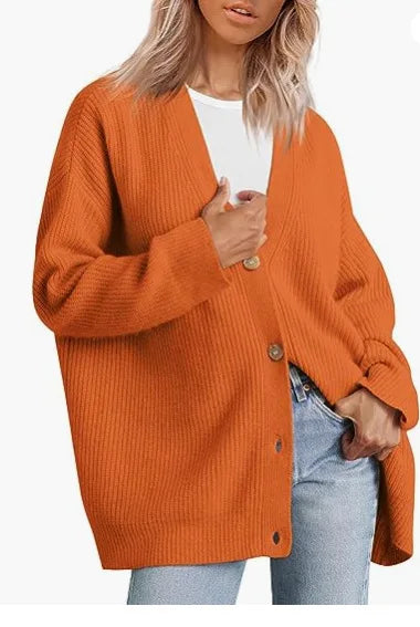 Damernas cashmere väst med V-ringning – Sylvie