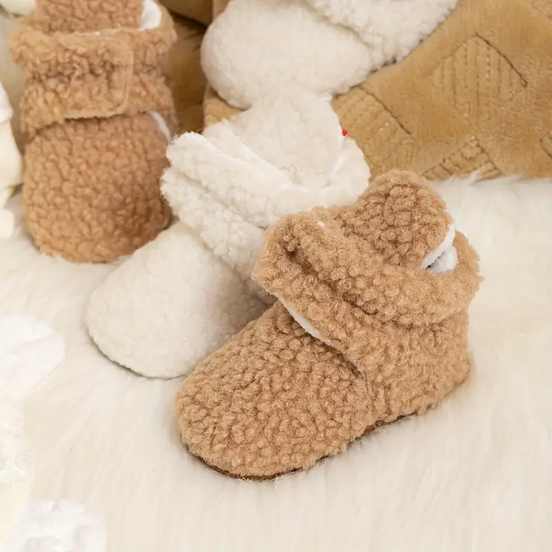 Barntoffelsockor i teddytyg – SnugglePaws