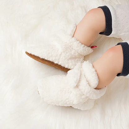 Barntoffelsockor i teddytyg – SnugglePaws