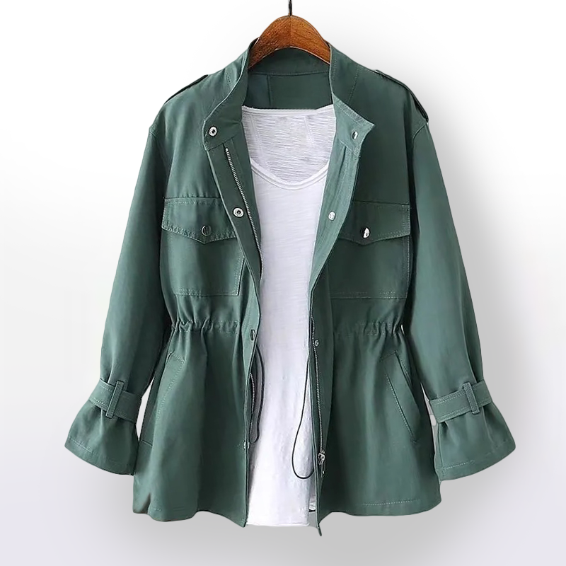 Kort trenchcoat för dam – Clarisse