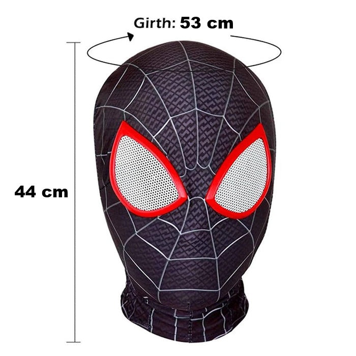 Superhjältemask för barn med nätmönster – för rollspel och kostymskoj