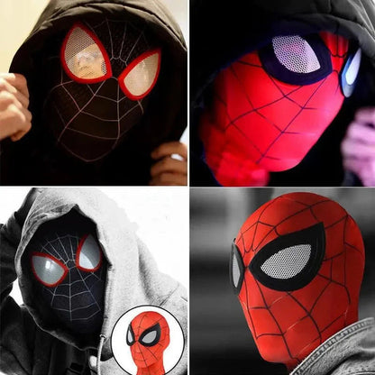 Superhjältemask för barn med nätmönster – för rollspel och kostymskoj