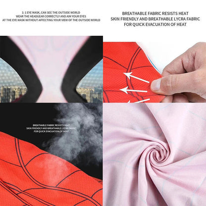 Superhjältemask för barn med nätmönster – för rollspel och kostymskoj