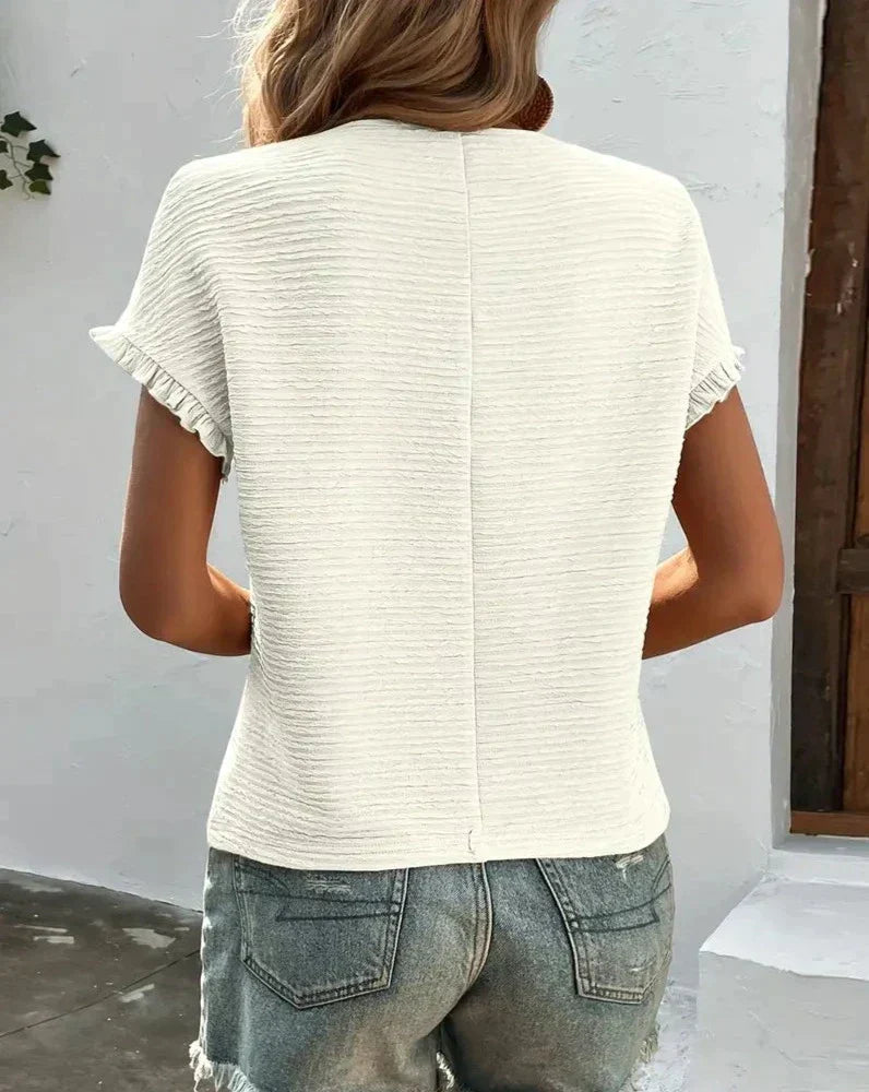 Mjuk bomull t-shirt för damer – Élodie