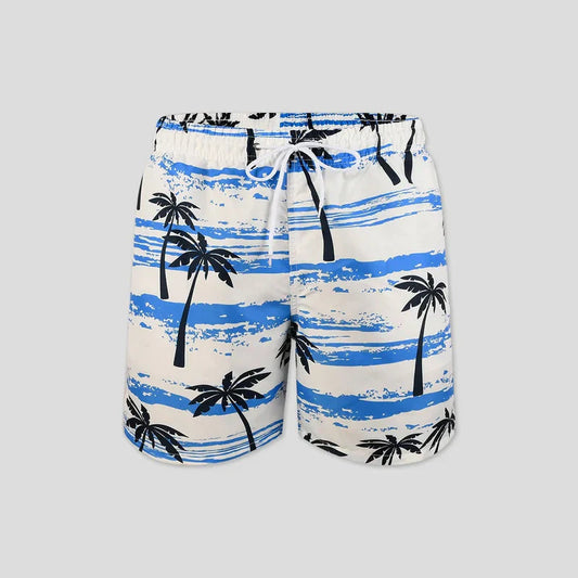 Herr Casuella Sommarshorts | Palm Design