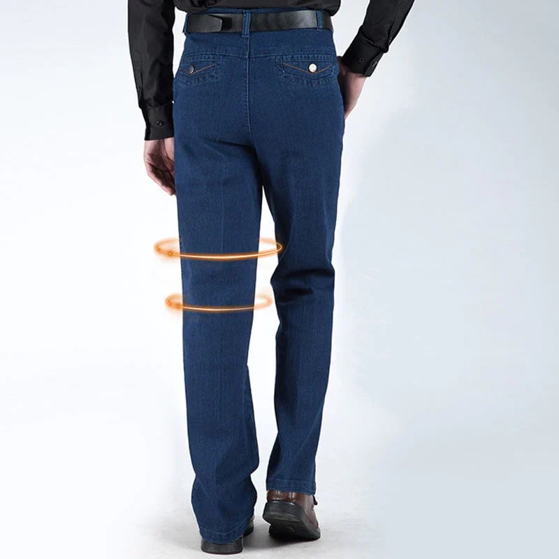 Herrjeans med hög midja och raka ben – Tobias