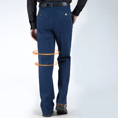 Herrjeans med hög midja och raka ben – Tobias