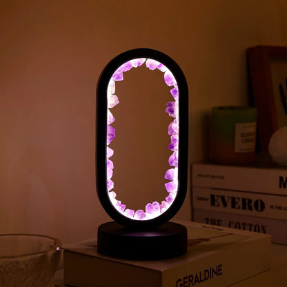 Handgjord ametistlampa - Serenith