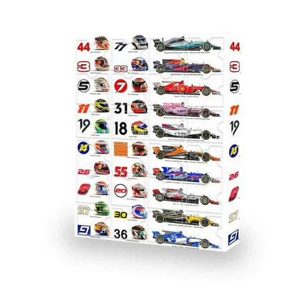 Formel 1-julkalender med samlarobjekt – för äkta motorsportfans