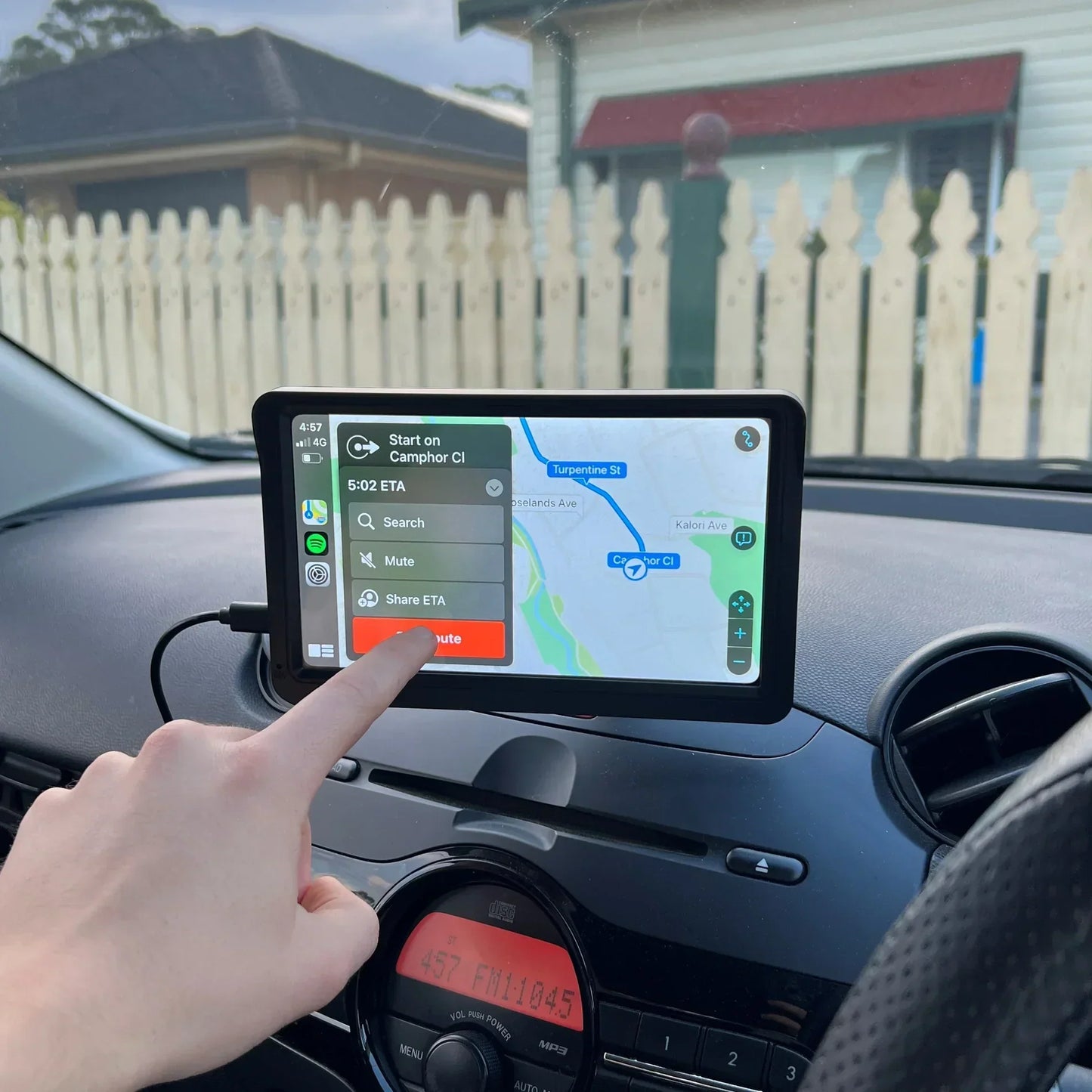 DrivePlay Pro 2+ – CarPlay- och Android Auto-skärm – VisionX