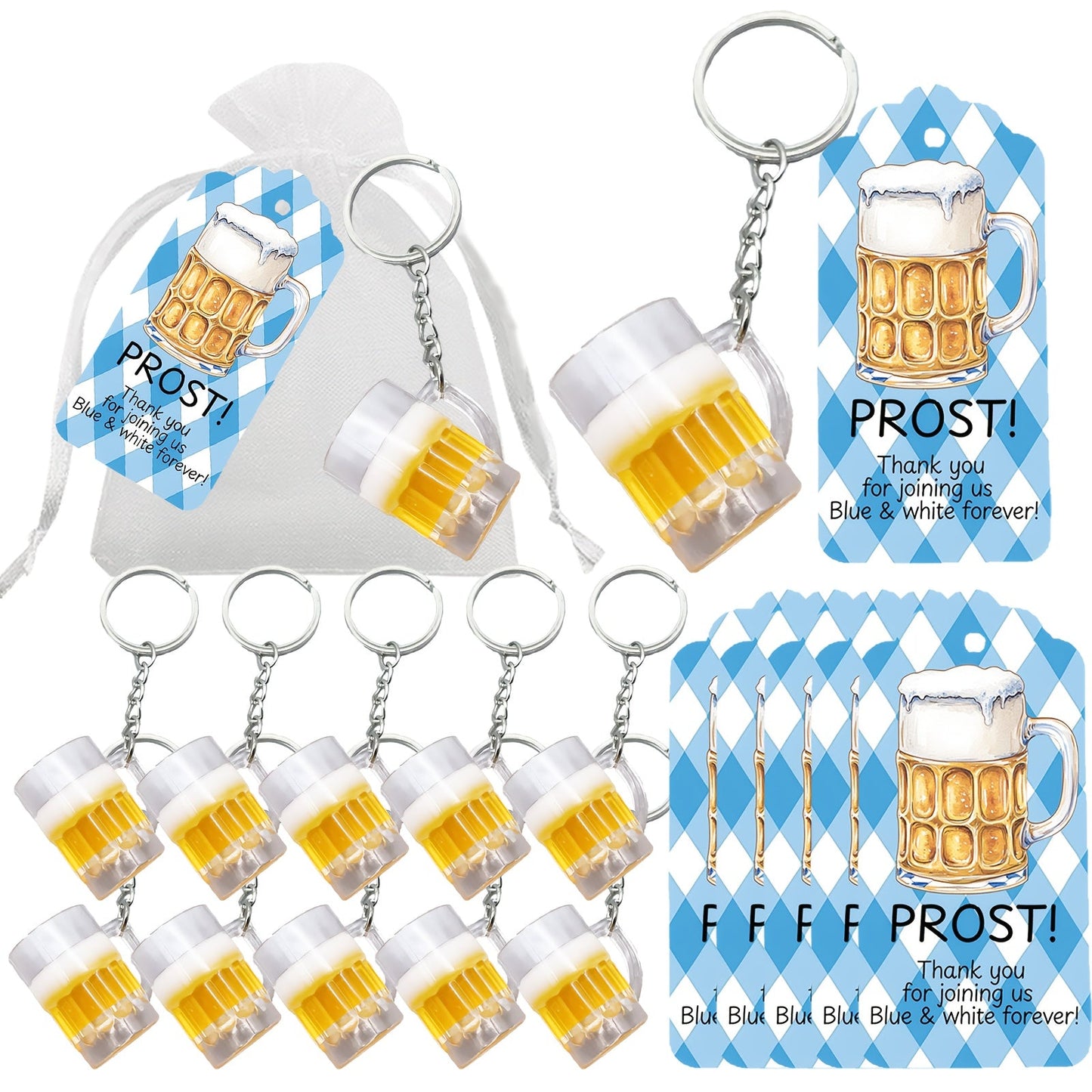 Nyckelringsset med ölkran – Skålpaket Oktoberfest 2026